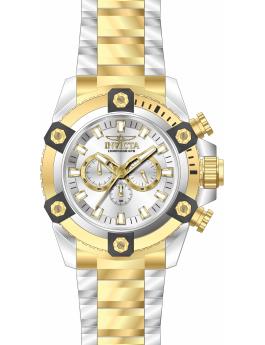 Invicta Coalition Forces 50064 Ceas pentru bărbați - Mecanism quartz - Oțel inoxidabil cu cadran argintiu - 56 mm