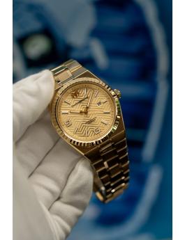 TechnoMarine TERRA NOVA TM-225055 Reloj de Mujer - Movimiento de Cuarzo - Acero Inoxidable con Esfera Dorada - 42 mm