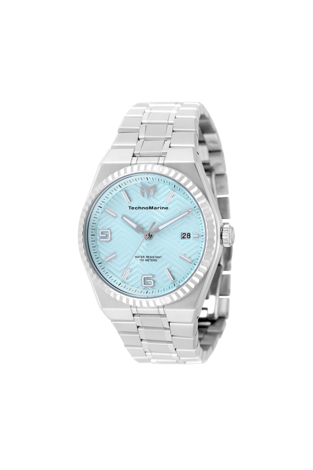 TechnoMarine TERRA NOVA TM-225062 Reloj de Mujer - Movimiento de Cuarzo - Acero Inoxidable con Esfera Azul - 36 mm