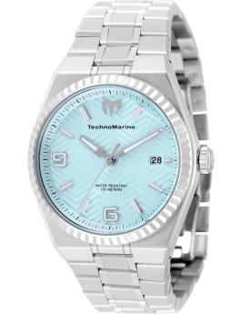 TechnoMarine TERRA NOVA TM-225062 Reloj de Mujer - Movimiento de Cuarzo - Acero Inoxidable con Esfera Azul - 36 mm