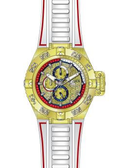 Invicta Subaqua 49879 Montre Homme - Mouvement à Quartz - Acier Inoxydable avec Cadran Doré - 50 mm