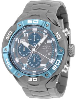 Invicta Speedway 49881 Reloj para Hombre - Movimiento de Cuarzo - Acero Inoxidable con Esfera Gris - 50 mm