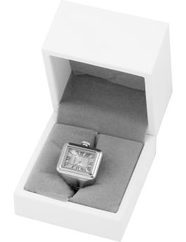 Invicta Mini Ring 49894 Reloj de Mujer - Movimiento de Cuarzo - Acero Inoxidable con Esfera Plateada - 18 mm