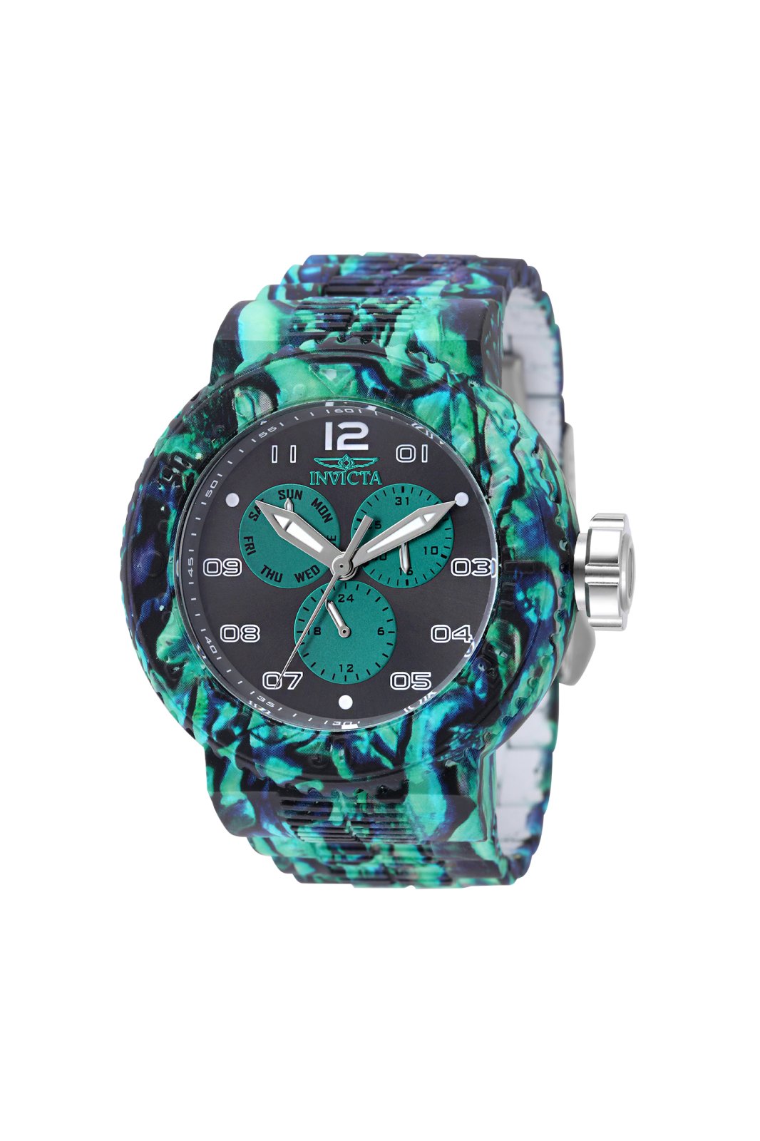 Invicta Pro Diver 50209 Reloj de Hombre - Movimiento de Cuarzo - Acero Inoxidable con Esfera Negra - 52 mm