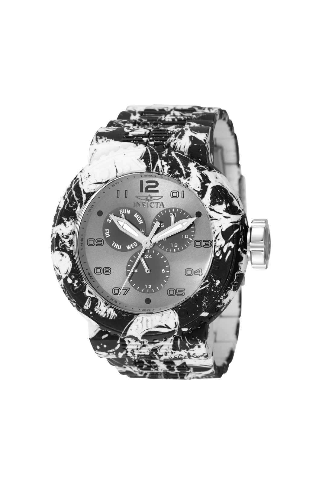 Invicta Pro Diver 50211 Reloj de Hombre - Movimiento de Cuarzo - Acero Inoxidable con Esfera Gris - 52 mm