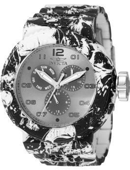 Invicta Pro Diver 50211 Reloj de Hombre - Movimiento de Cuarzo - Acero Inoxidable con Esfera Gris - 52 mm