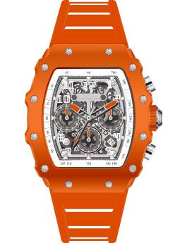 Invicta Racing 69697 Men's Watch - Quartz Movement - Acrylic with Silver Dial - 43 mm
