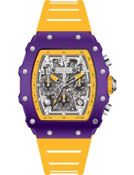 Invicta Racing 69699 Men's Watch - Quartz Movement - Acrylic with Silver Dial - 43 mm