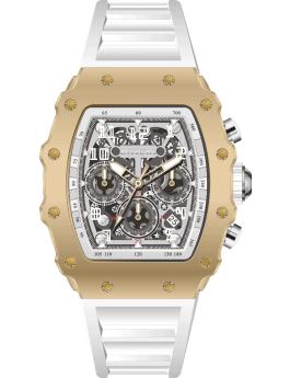 Invicta Racing 69701 Men's Watch - Quartz Movement - Acrylic with Silver Dial - 43 mm