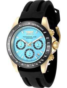 Invicta Speedway 50491 Men's Watch - Quartz Movement - Stainless Steel with Blue Dial - 39 mm