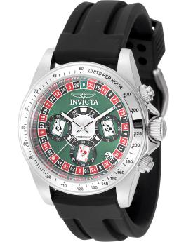 Invicta Speedway 50492 Men's Watch - Quartz Movement - Stainless Steel with Green Dial - 39 mm