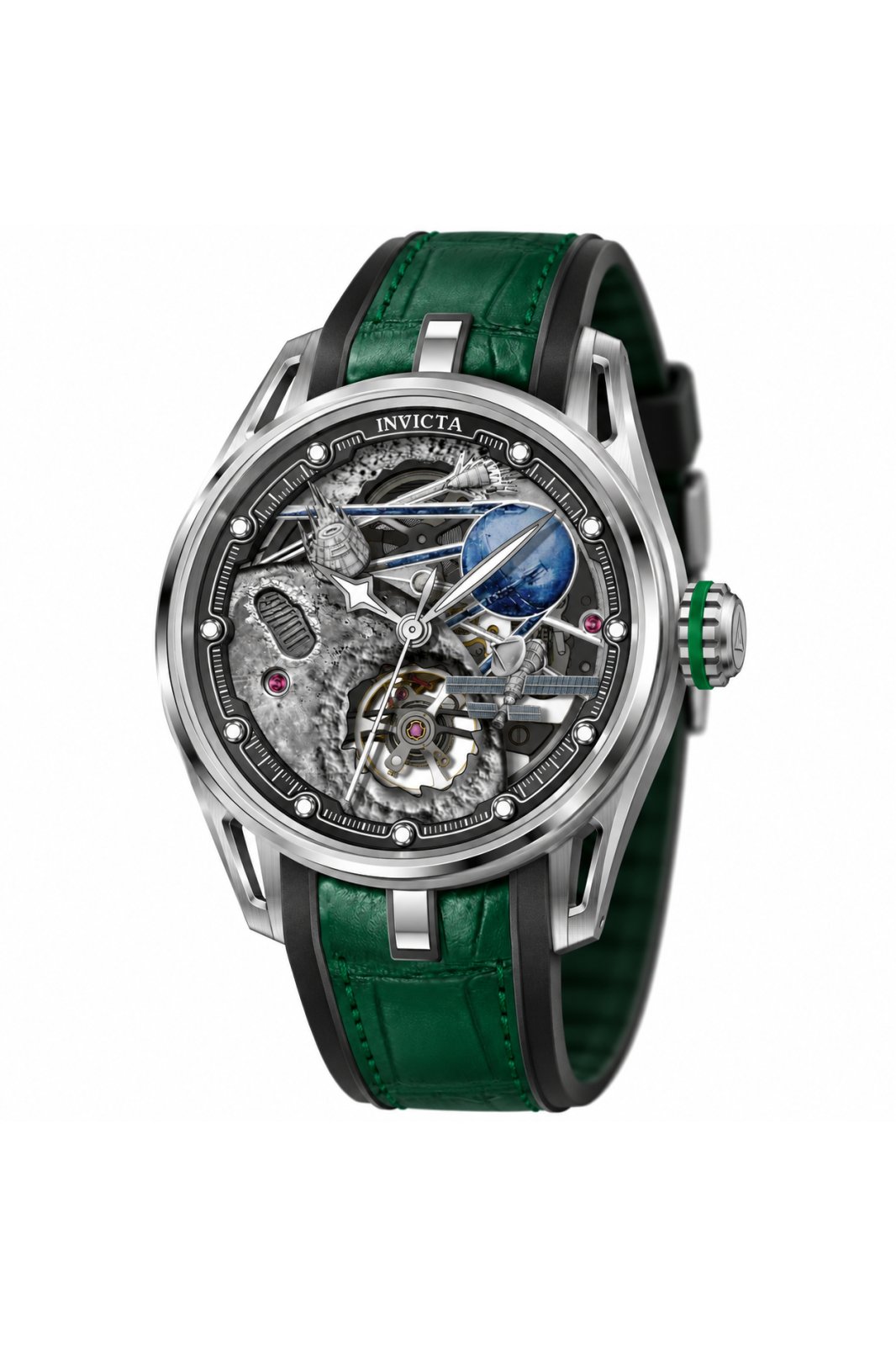 Invicta Celestial 69528 Miesten Kello - Automaattikoneisto - Ruostumaton Teräs Hopeanvärisellä Taululla - 44 mm