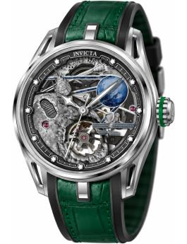 Invicta Celestial 69528 Montre Homme - Mouvement Automatique - Acier Inoxydable avec Cadran Argenté - 44 mm