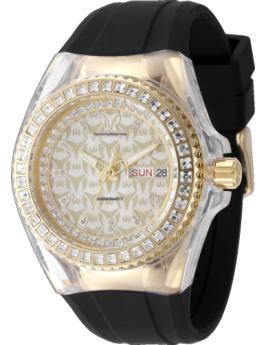 TechnoMarine Cruise TM-125038 Orologio da Donna - Movimento al Quarzo - Acciaio Inossidabile con Quadrante Dorato - 40 mm