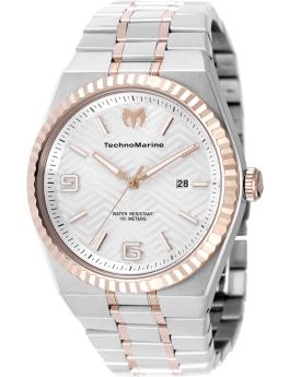 TechnoMarine Terra Nova TM-225060 Relógio Masculino - Movimento Quartz - Aço Inoxidável com Mostrador Prateado - 42 mm