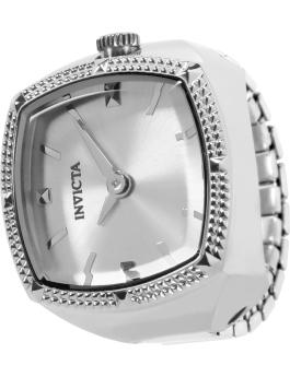 Invicta Mini Ring 50637 Reloj de Mujer - Movimiento de Cuarzo - Acero Inoxidable con Esfera Plateada - 23 mm