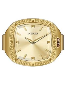 Invicta Mini Ring 50638 Orologio da Donna - Movimento al Quarzo - Acciaio Inossidabile con Quadrante in Oro - 23 mm