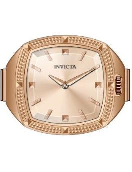 Invicta Mini Ring 50639 Orologio da Donna - Movimento al Quarzo - Acciaio Inossidabile con Quadrante in Oro Rosa - 23 mm