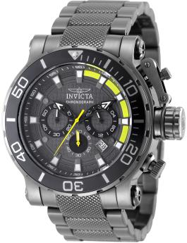 Invicta Coalition Forces 50228 Men's Watch - Quartz Movement - Stainless Steel with Grey Dial - 52 mm - iSize technology