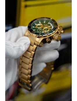 Invicta Coalition Forces 50230 Reloj de Hombre - Movimiento de Cuarzo - Acero Inoxidable con Esfera Verde - 52 mm