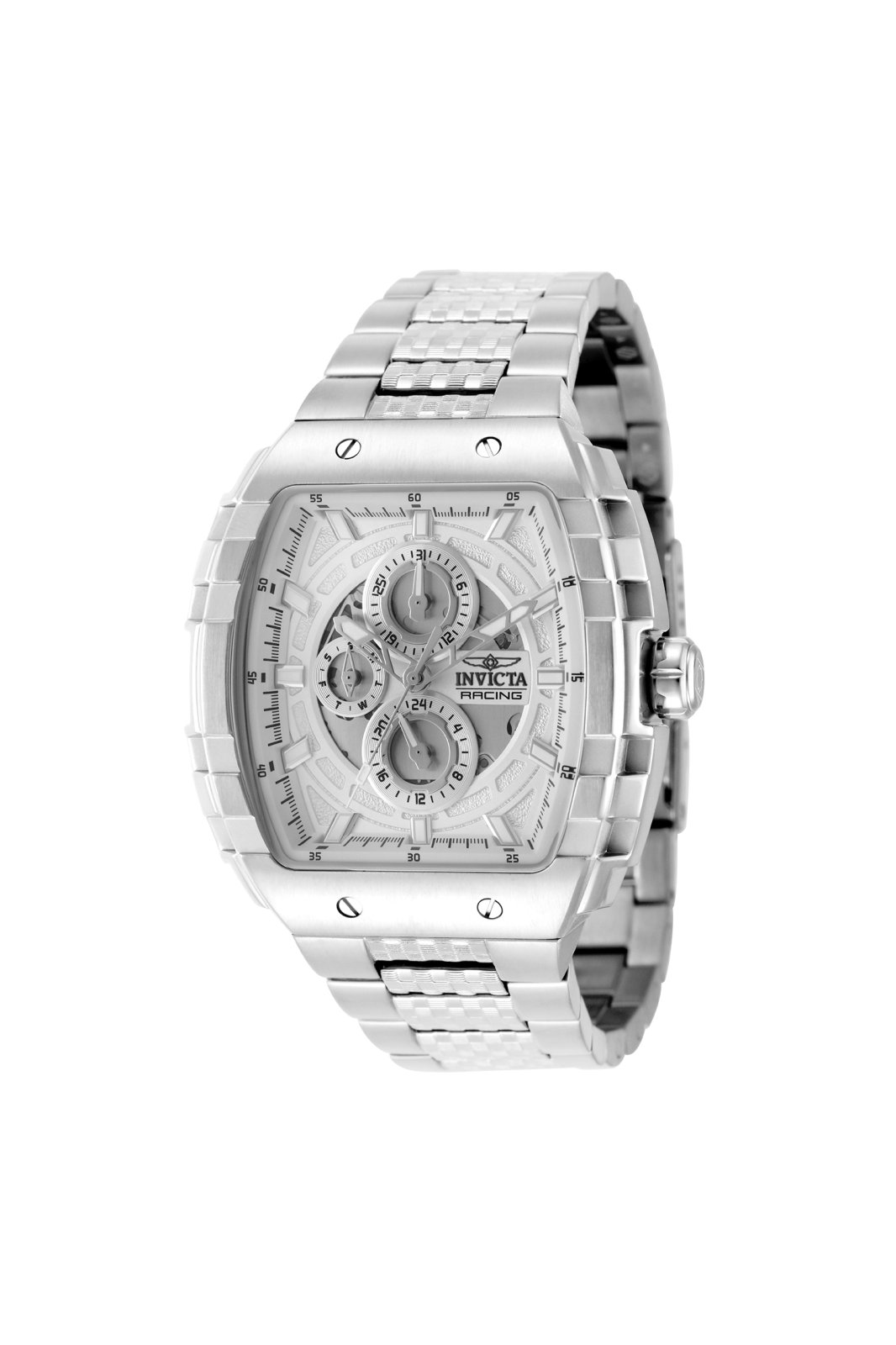 Invicta S1 Rally 50238 Orologio da Uomo - Movimento al Quarzo - Acciaio Inossidabile con Quadrante Argento - 47 mm