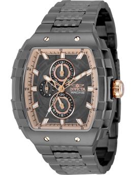 Invicta S1 Rally 50239 Orologio da Uomo - Movimento al Quarzo - Acciaio Inossidabile con Quadrante Grigio - 47 mm