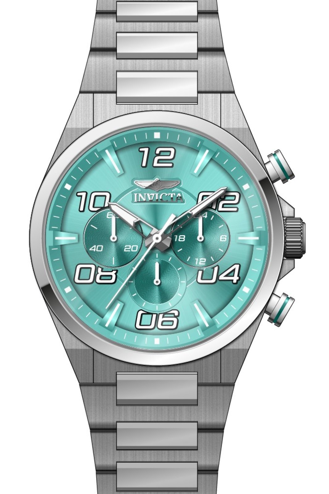 Invicta Speedway 50425 Orologio da Uomo - Movimento al Quarzo - Acciaio Inossidabile con Quadrante Blu - 44 mm