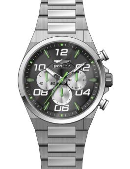 Invicta Speedway 50427 Men's Watch - Quartz Movement - Stainless Steel with Black Dial - 44 mm