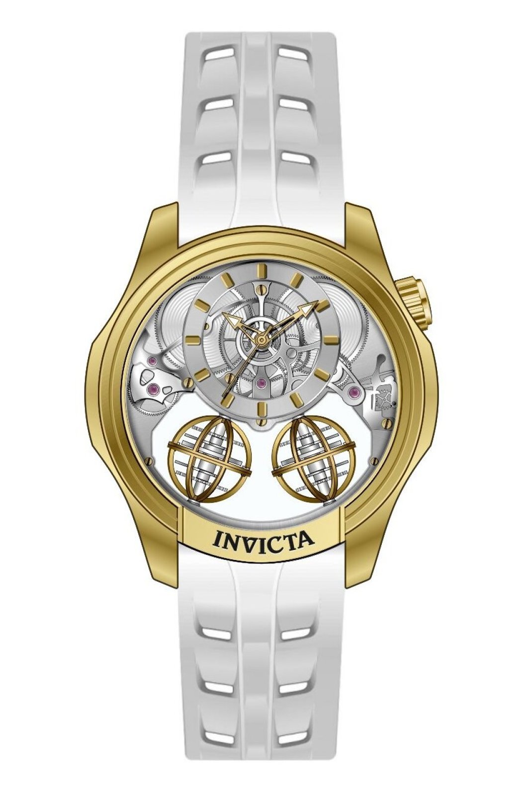Invicta Specialty 50578 Orologio da Uomo - Movimento al Quarzo - Acciaio Inossidabile con Quadrante Oro - 46 mm