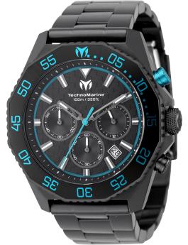 Technomarine Racing Legends TM-525019 Men's Watch - Quartz Movement - Stainless Steel with Black Dial - 44 mm