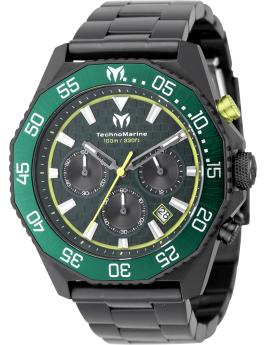 Technomarine Racing Legends TM-525022 Men's Watch - Quartz Movement - Stainless Steel with Black Dial - 44 mm