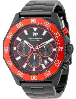 Technomarine Racing Legends TM-525027 Men's Watch - Quartz Movement - Stainless Steel with Black Dial - 44 mm