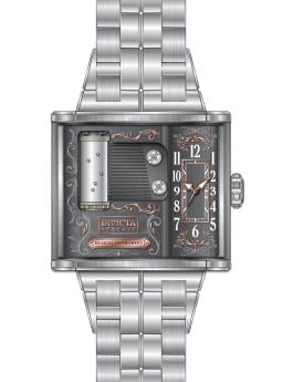 Invicta Artist 49475 Men's Watch - Quartz Movement - Stainless Steel with Grey Dial - 52 mm