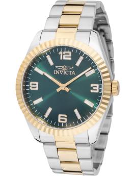 Invicta Specialty 49677 Reloj de Hombre - Movimiento de Cuarzo - Acero Inoxidable con Esfera Verde - 43 mm
