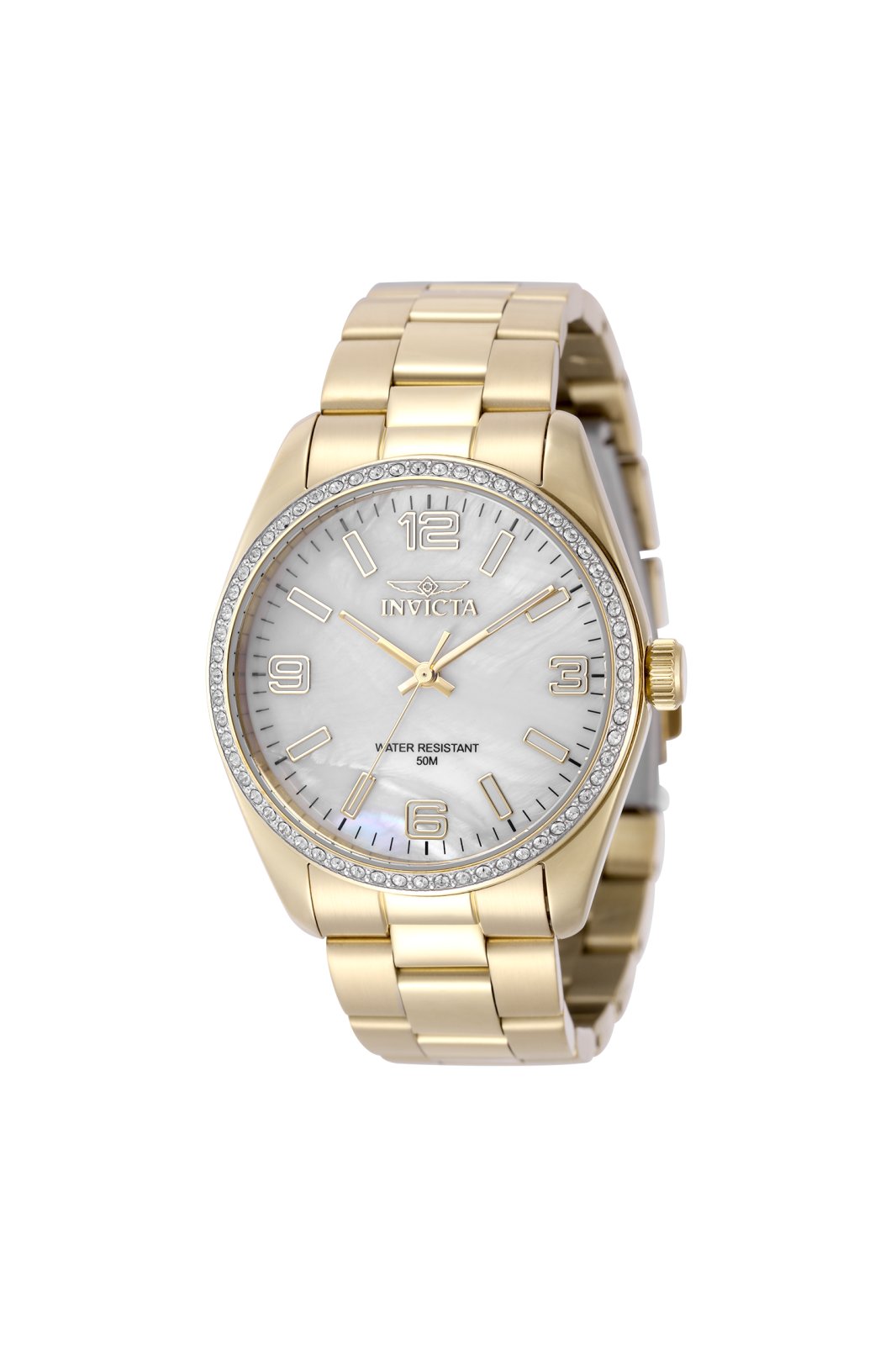 Invicta Specialty 50131 Reloj de Mujer - Movimiento de Cuarzo - Acero Inoxidable con Esfera de Madreperla - 38 mm