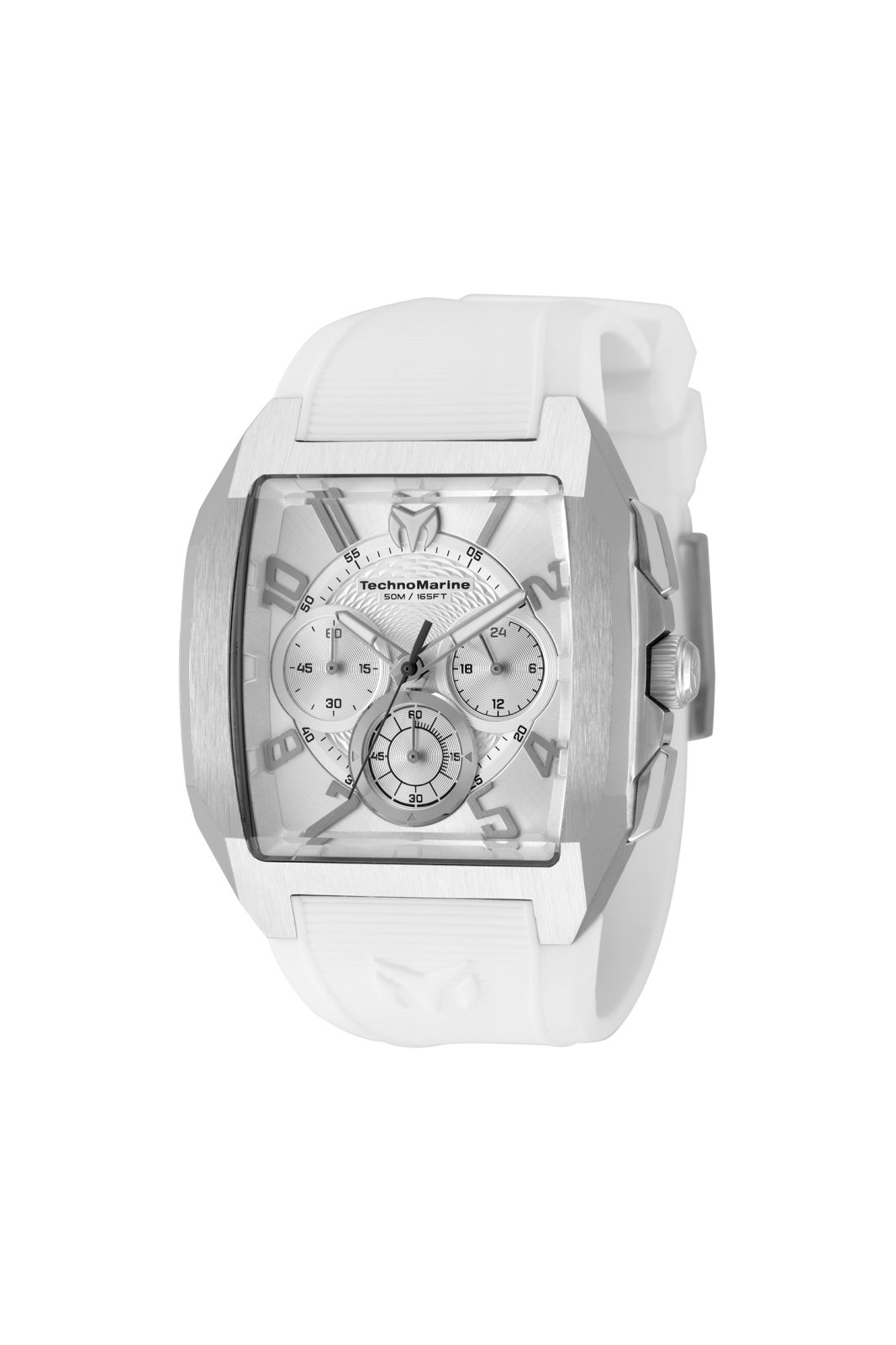 TechnoMarine Aqua Quadrant TM-225120 Orologio da Uomo - Movimento al Quarzo - Acciaio Inossidabile con Quadrante Argento - 41 mm