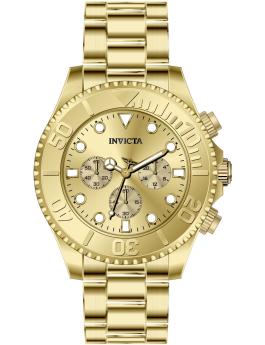 Invicta Pro Diver 50588 Orologio da Uomo - Movimento Automatico - Acciaio Inossidabile con Quadrante Oro - 47 mm