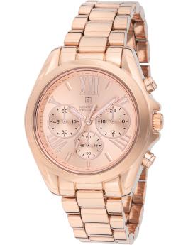 Montres Prestige Classic MPW-0193 Orologio da Donna - Movimento al Quarzo - Metallo con Quadrante in Oro Rosa - 35 mm
