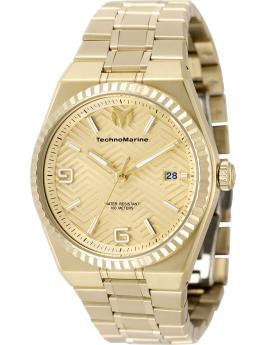 TechnoMarine Terra Nova TM-225064 Reloj de Mujer - Movimiento de Cuarzo - Acero Inoxidable con Esfera Dorada - 36 mm