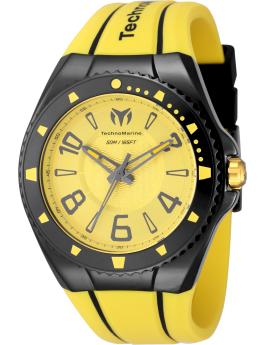 TechnoMarine Racing Legends TM-525005 Orologio da Uomo - Movimento al Quarzo - Acciaio Inossidabile con Quadrante Giallo - 44 mm