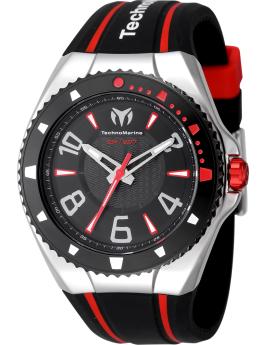 TechnoMarine Racing Legends TM-525014 Orologio da Uomo - Movimento al Quarzo - Acciaio Inossidabile con Quadrante Nero - 44 mm
