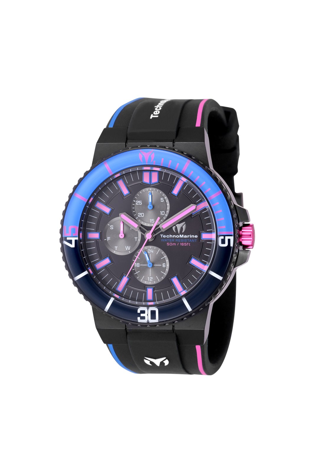 TechnoMarine Racing Legends TM-525035 Orologio da Uomo - Movimento al Quarzo - Acciaio Inossidabile con Quadrante Nero - 43 mm