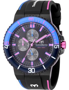 TechnoMarine Racing Legends TM-525035 Orologio da Uomo - Movimento al Quarzo - Acciaio Inossidabile con Quadrante Nero - 43 mm