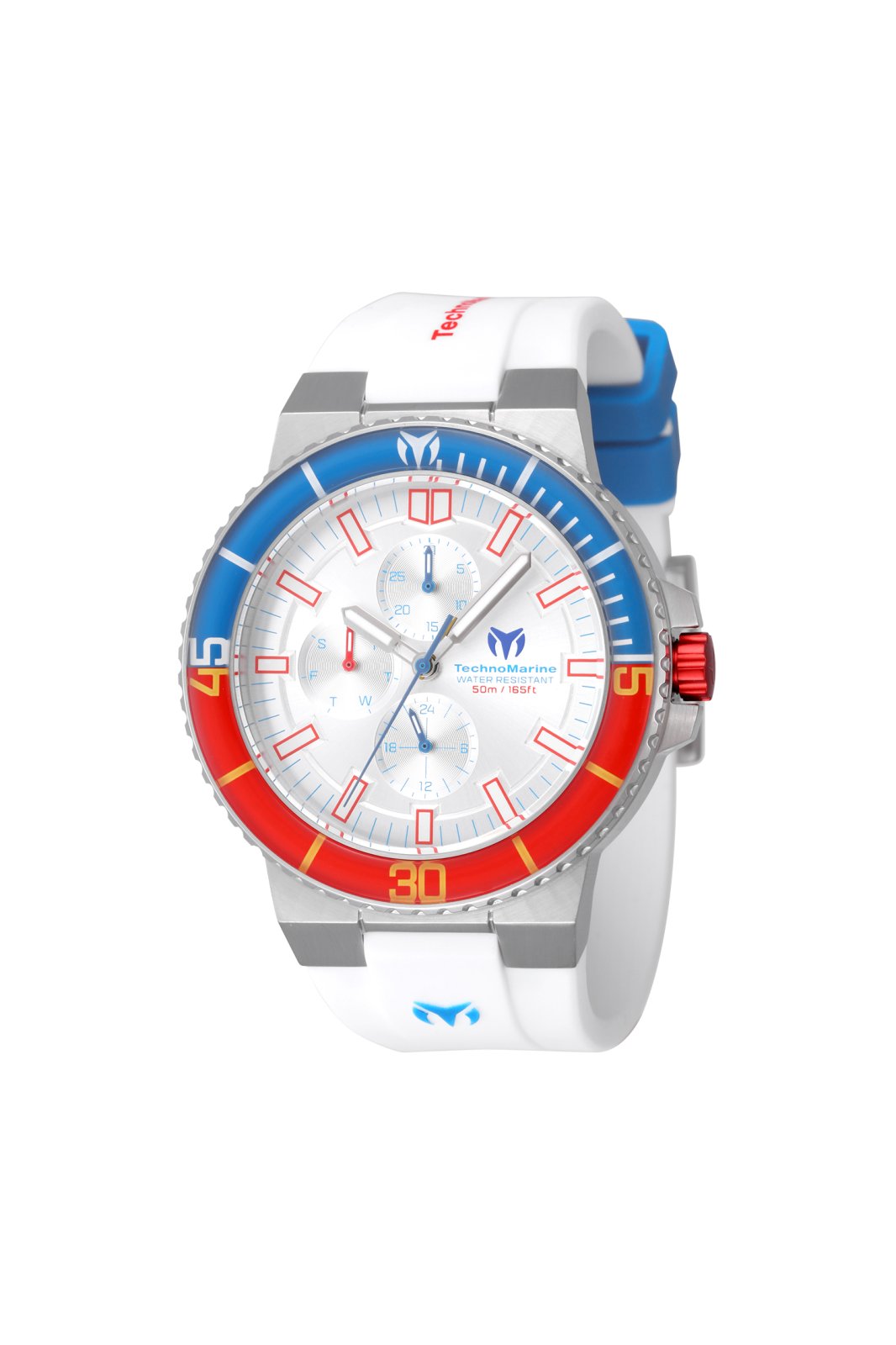 TechnoMarine Racing Legends TM-525037 Orologio da Uomo - Movimento al Quarzo - Acciaio Inossidabile con Quadrante Argento - 43 mm