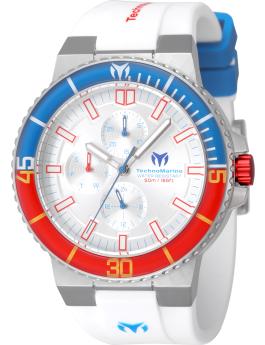 TechnoMarine Racing Legends TM-525037 Orologio da Uomo - Movimento al Quarzo - Acciaio Inossidabile con Quadrante Argento - 43 mm