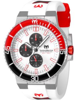 TechnoMarine Racing Legends TM-525038 Orologio da Uomo - Movimento al Quarzo - Acciaio Inossidabile con Quadrante Argento - 43 mm