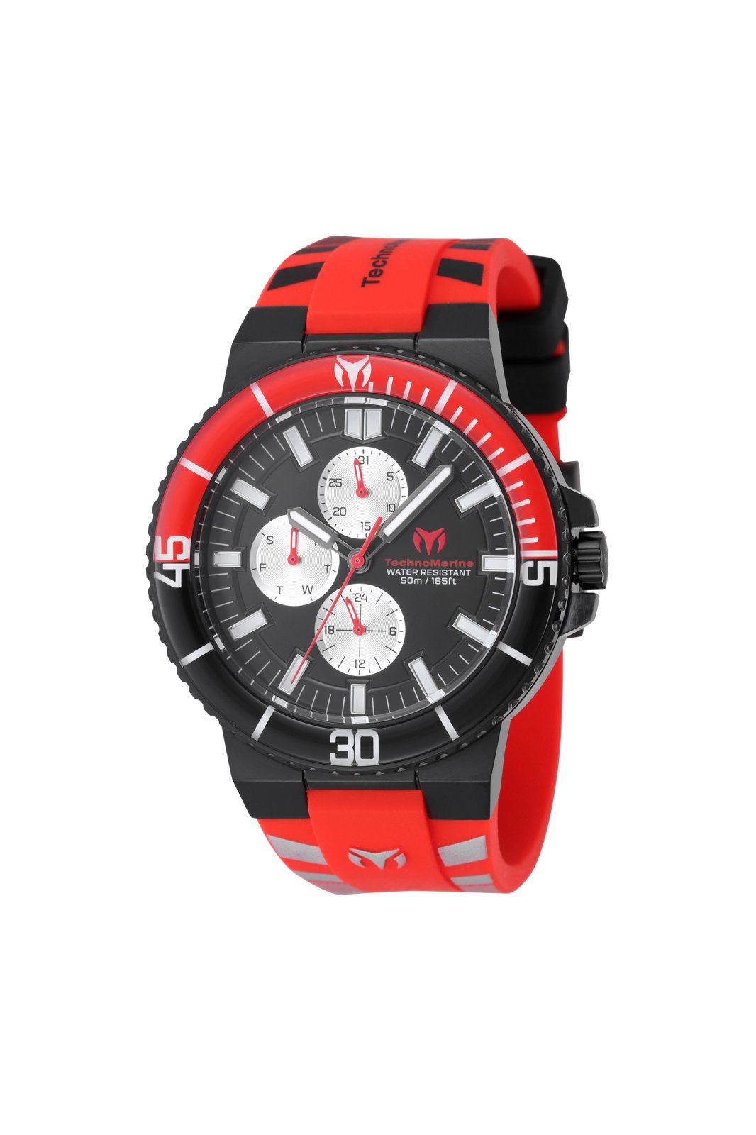 TechnoMarine Racing Legends TM-525039 Orologio da Uomo - Movimento al Quarzo - Acciaio Inossidabile con Quadrante Nero - 43 mm