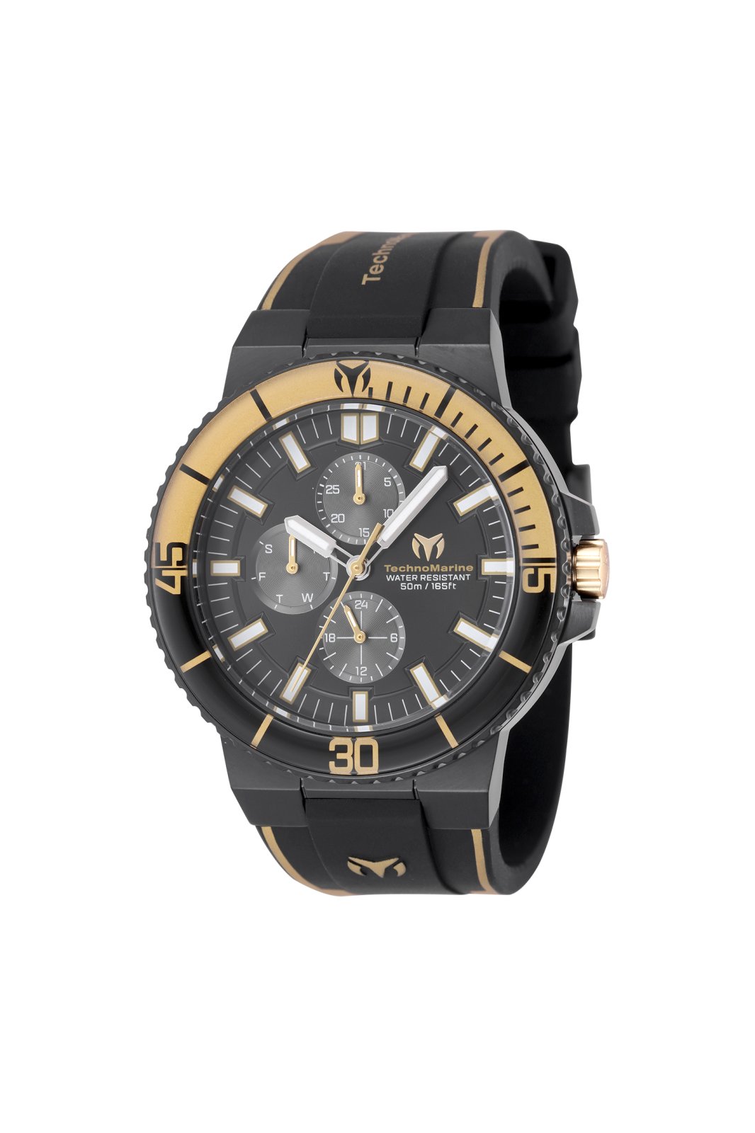 TechnoMarine Racing Legends TM-525040 Orologio da Uomo - Movimento al Quarzo - Acciaio Inossidabile con Quadrante Nero - 43 mm