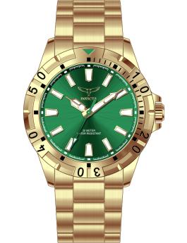 Invicta Specialty 69034 Orologio da Uomo - Movimento al Quarzo - Metallo con Quadrante Verde - 42 mm