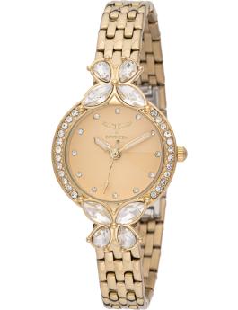 Invicta Wildflower 69094 Orologio da Donna - Movimento al Quarzo - Metallo con Quadrante Dorato - 30 mm
